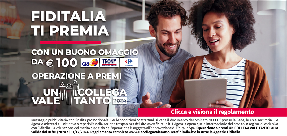 Agenzia Torino S.r.l. Fiditalia | Torino, Collegno, Settimo Torinese | Banner Quintocè